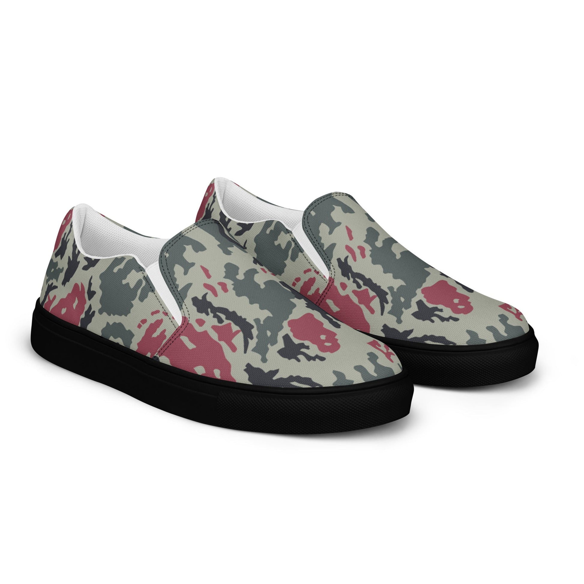 Iranian Island CAMO Mens Slip-On Canvas Shoes