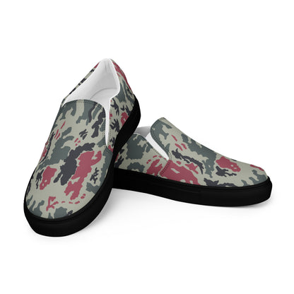 Iranian Island CAMO Mens Slip-On Canvas Shoes - 5