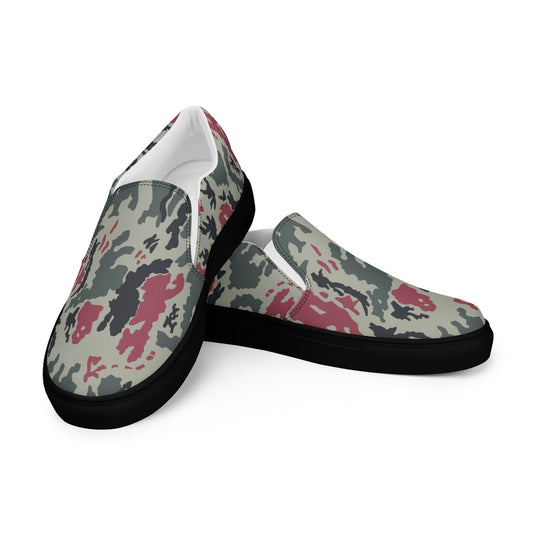 Iranian Island CAMO Mens Slip-On Canvas Shoes - 5