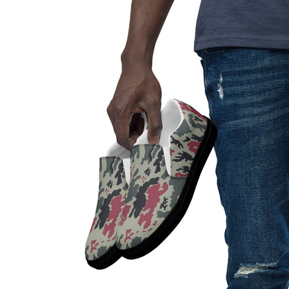 Iranian Island CAMO Mens Slip-On Canvas Shoes