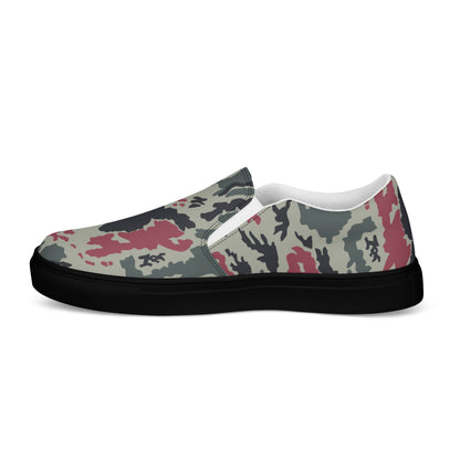 Iranian Island CAMO Mens Slip-On Canvas Shoes
