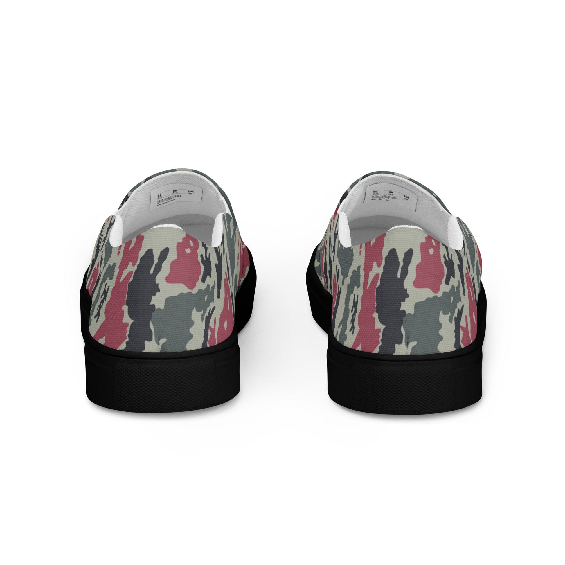 Iranian Island CAMO Mens Slip-On Canvas Shoes