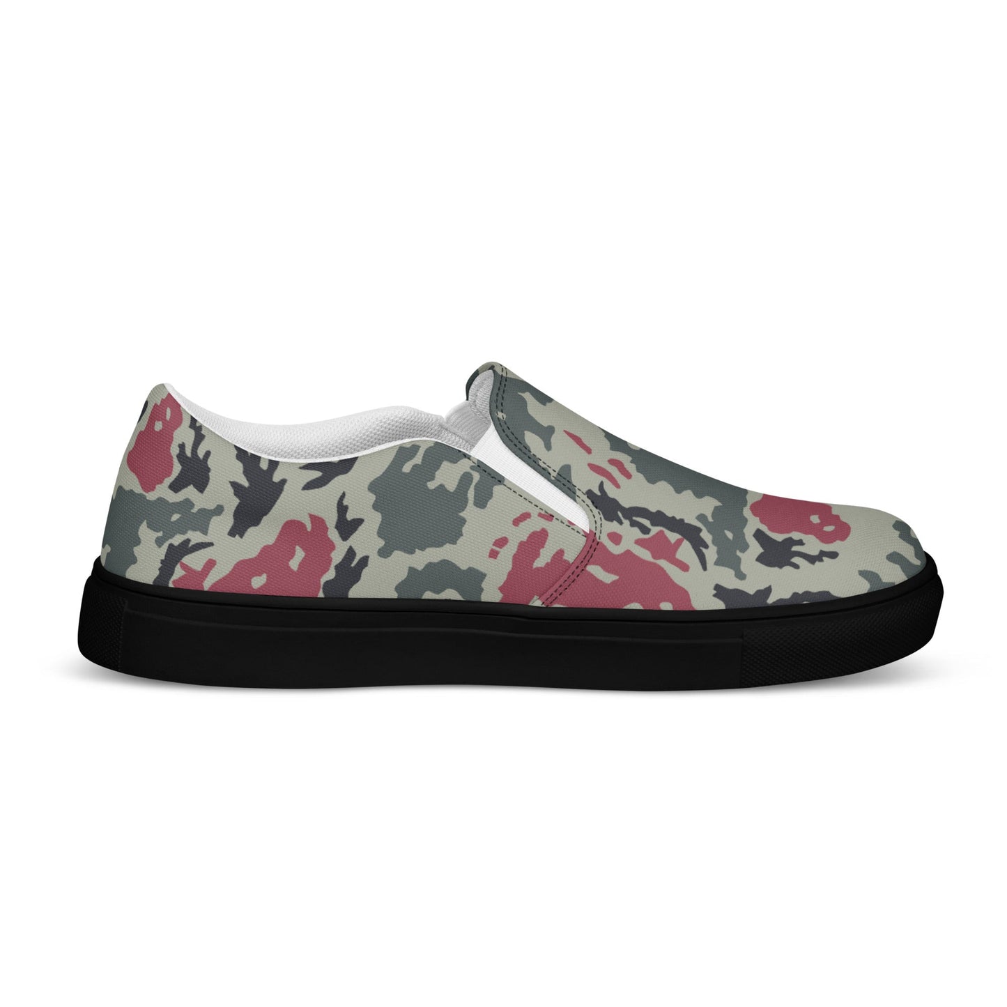 Iranian Island CAMO Mens Slip-On Canvas Shoes