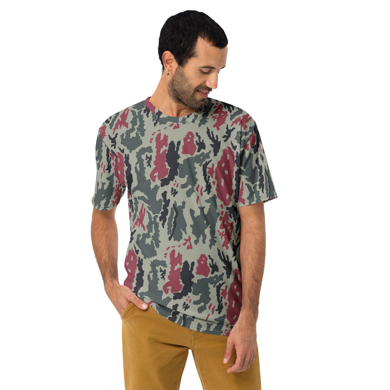 Brushstroke Persian Rose CAMO Mens T-Shirt