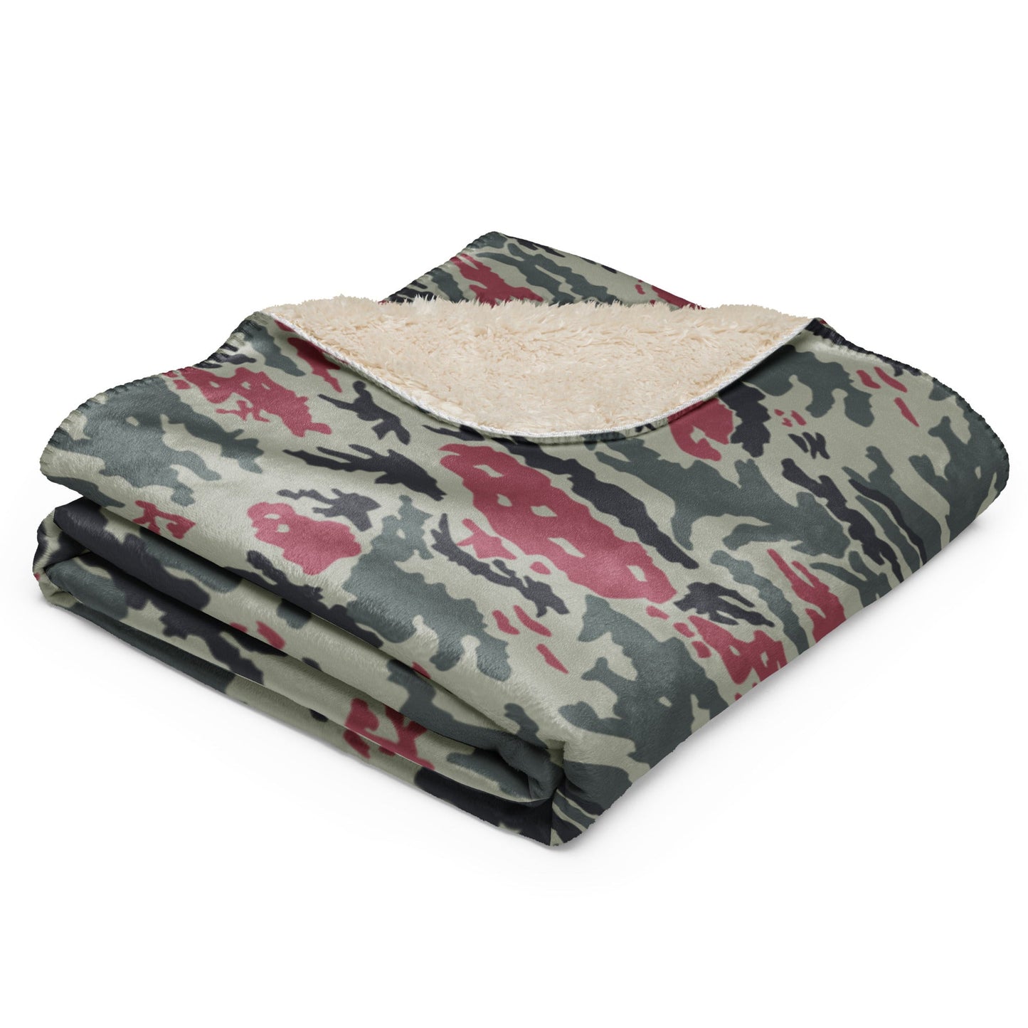 Iranian Island CAMO Sherpa Blanket