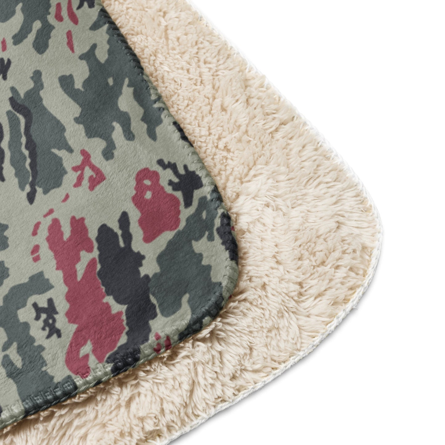 Iranian Island CAMO Sherpa Blanket