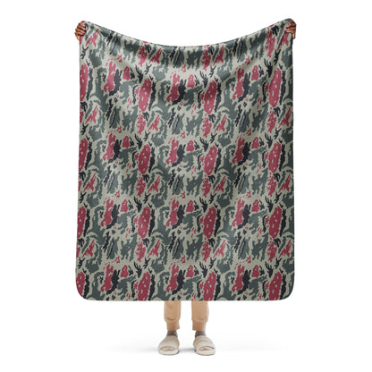 Iranian Island CAMO Sherpa Blanket - 50″×60″