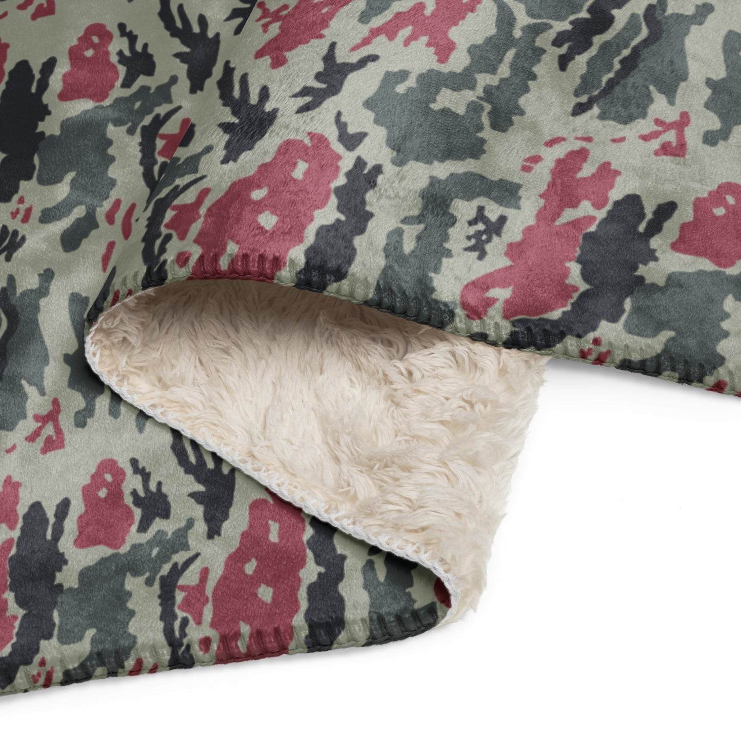 Iranian Island CAMO Sherpa Blanket