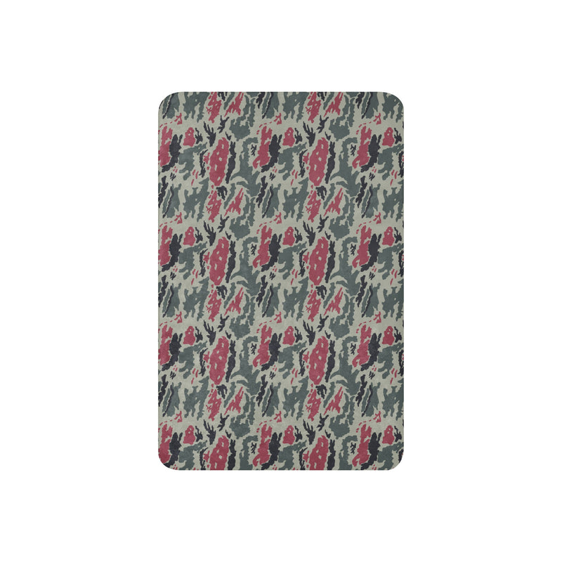 Brushstroke Persian Rose CAMO Sherpa Blanket