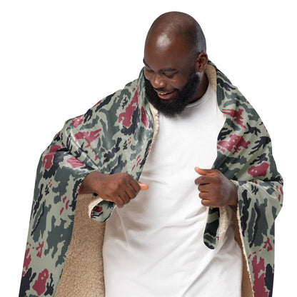 Iranian Island CAMO Sherpa Blanket