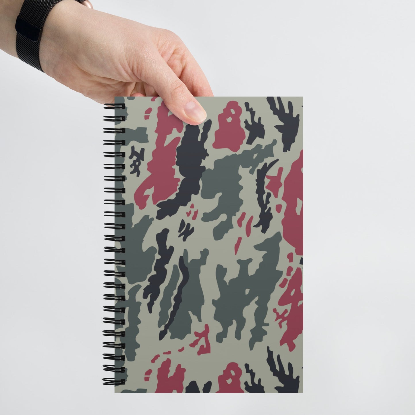 Iranian Island CAMO Spiral Notebook
