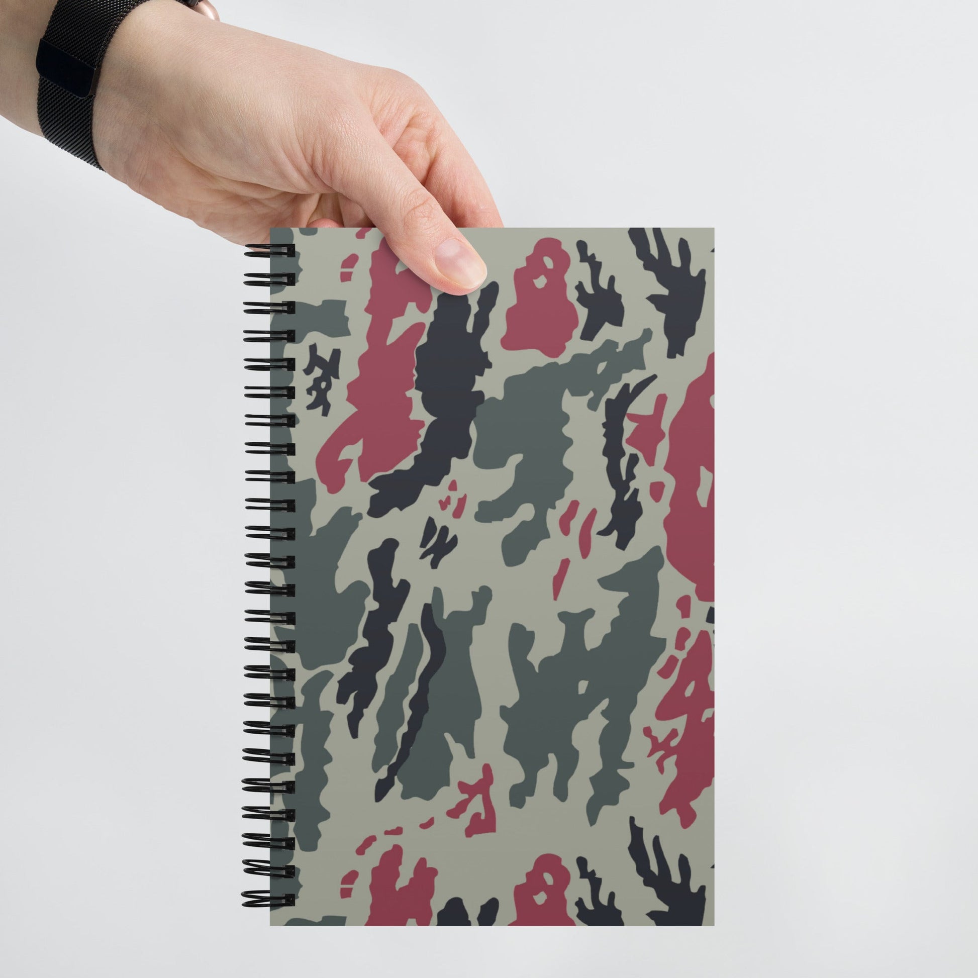 Iranian Island CAMO Spiral Notebook