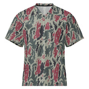 Brushstroke Persian Rose CAMO Unisex American Football Jersey - 2XS