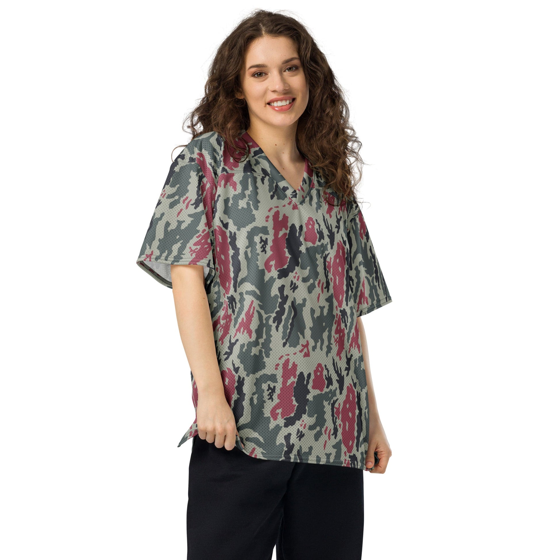 Iranian Island CAMO Unisex American Football Jersey