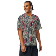 Brushstroke Persian Rose CAMO Unisex American Football Jersey