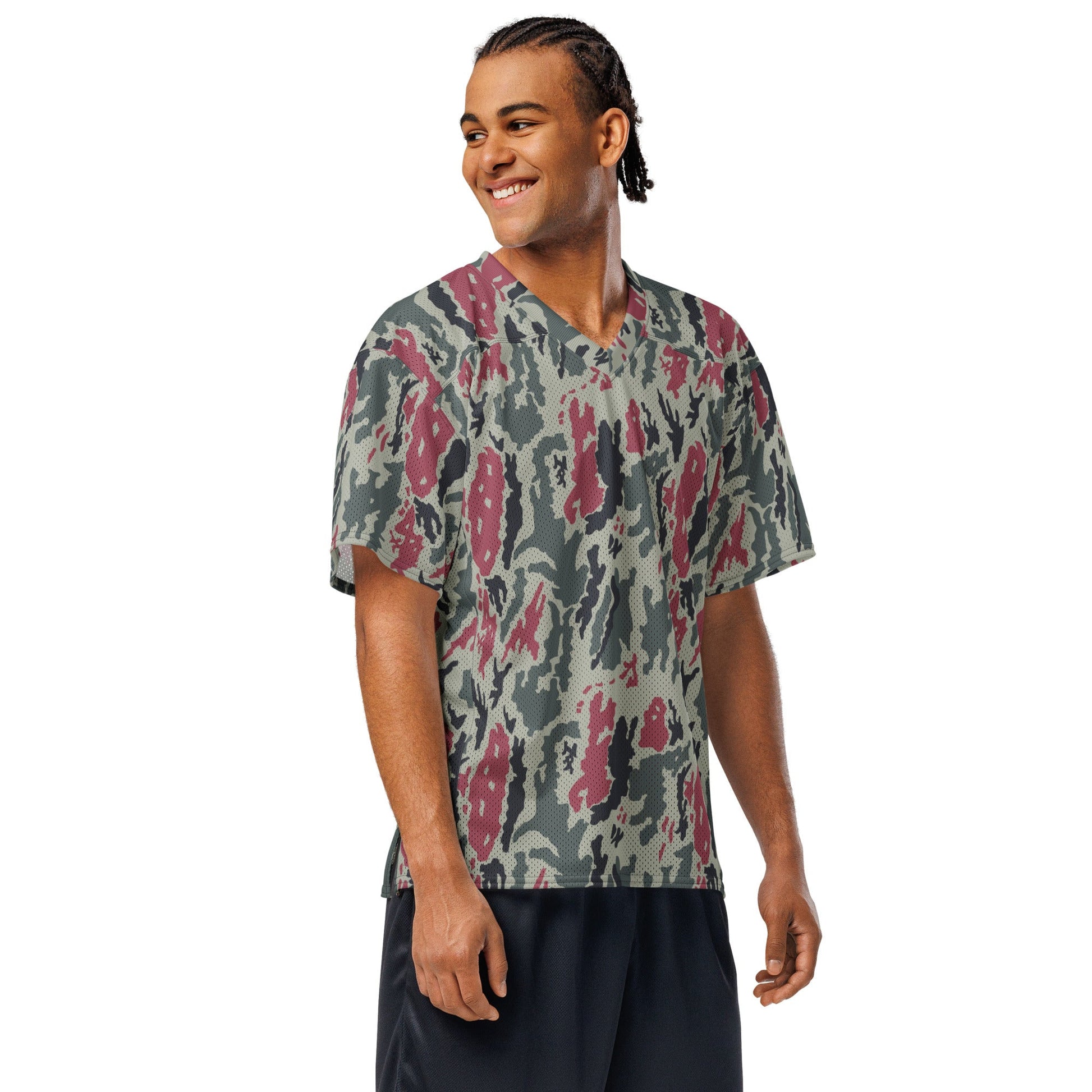 Iranian Island CAMO Unisex American Football Jersey