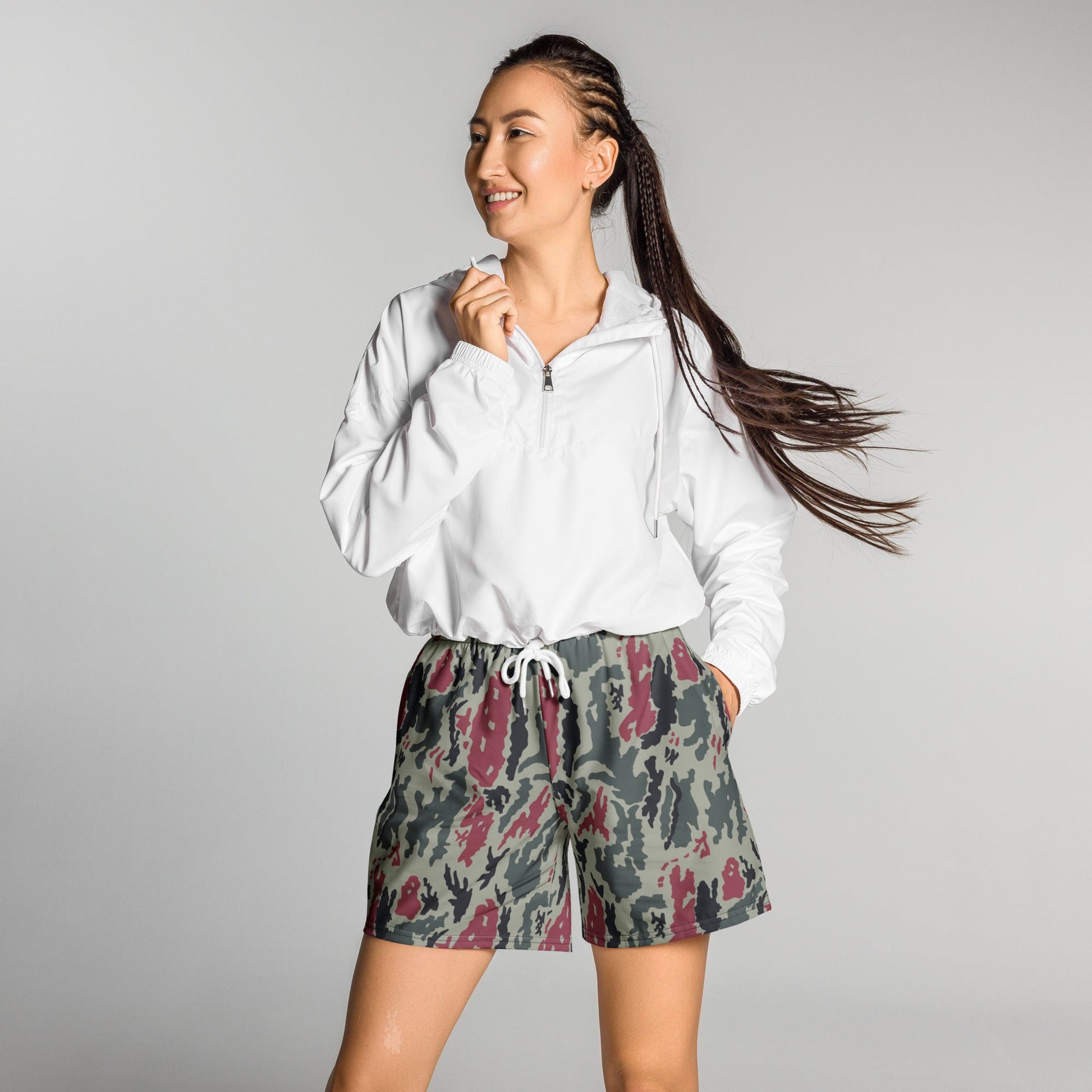 Iranian Island CAMO Unisex Athletic Long Shorts