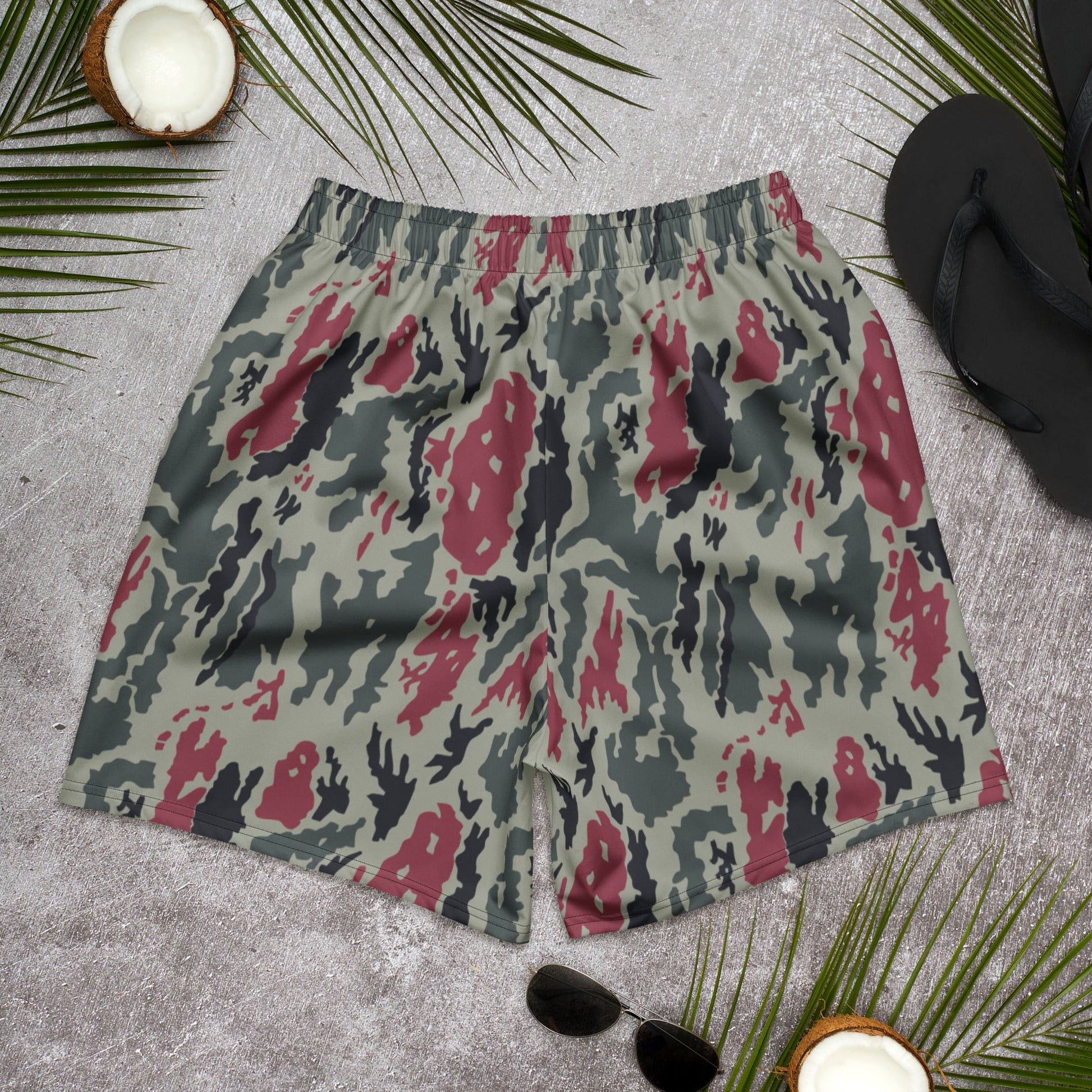 Iranian Island CAMO Unisex Athletic Long Shorts