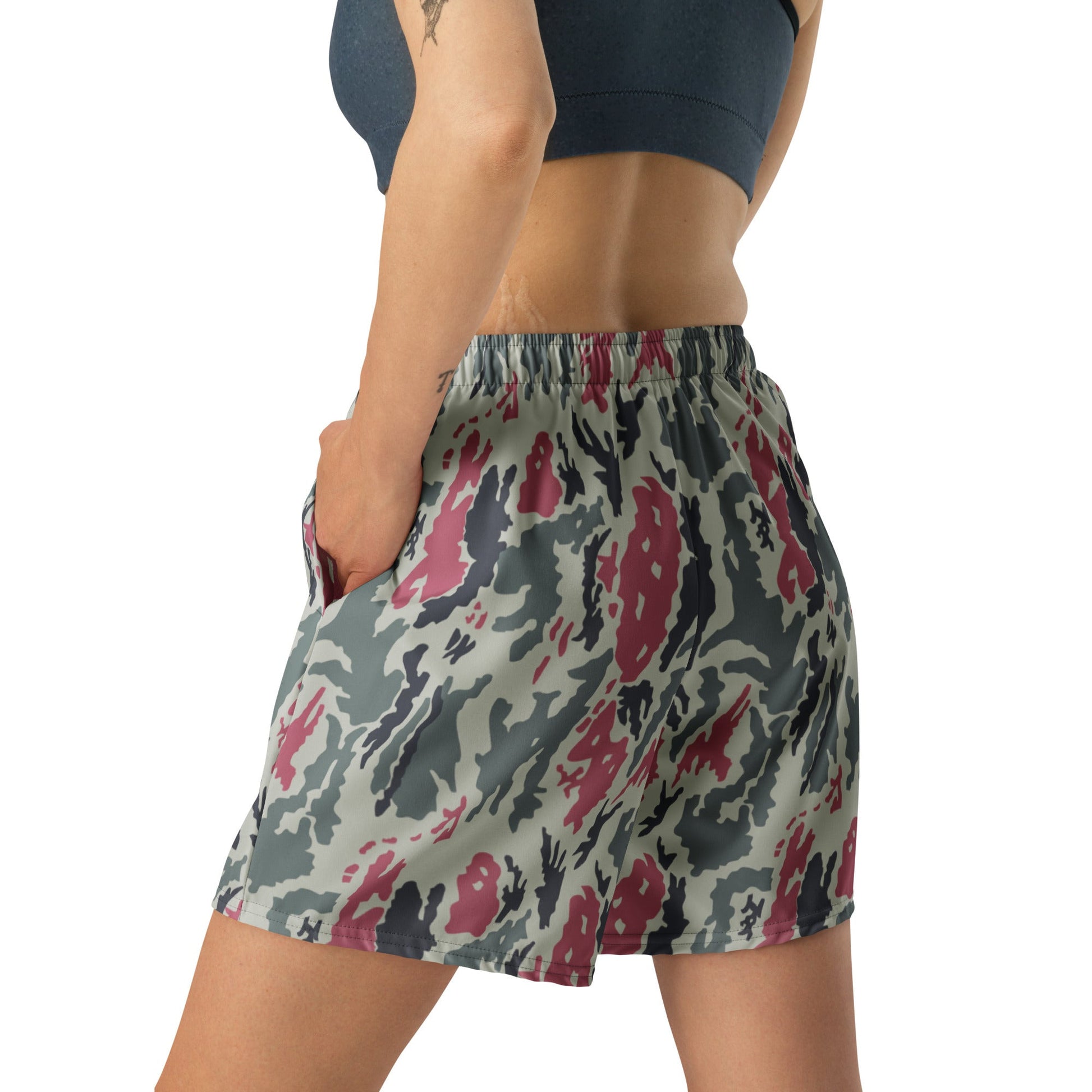 Iranian Island CAMO Unisex Athletic Long Shorts