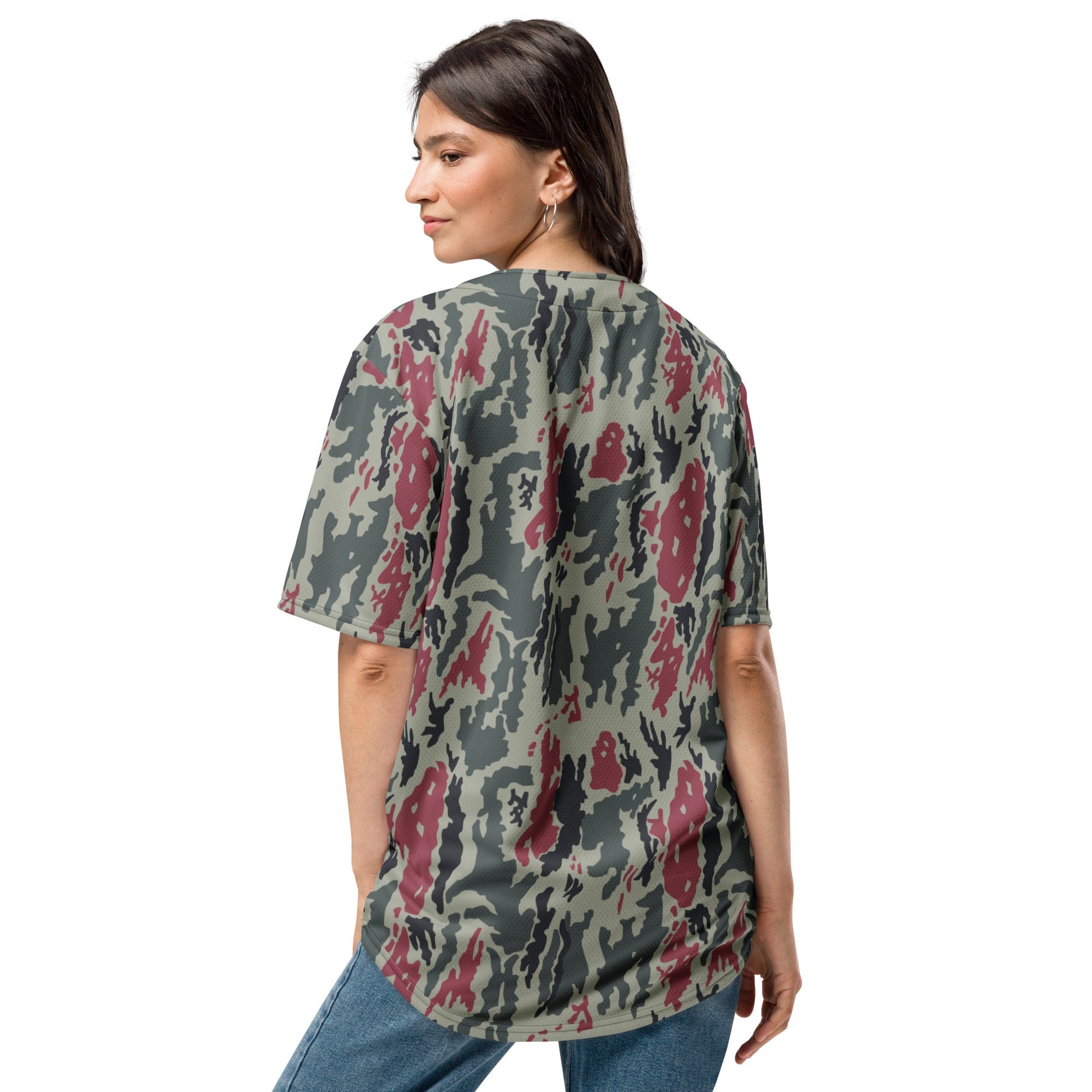 Iranian Island CAMO Unisex Baseball Jersey