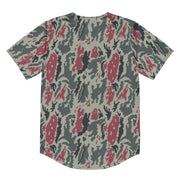 Brushstroke Persian Rose CAMO Unisex Baseball Jersey