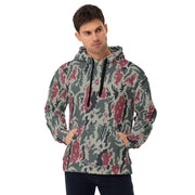 Brushstroke Persian Rose CAMO Unisex Hoodie - 2XS