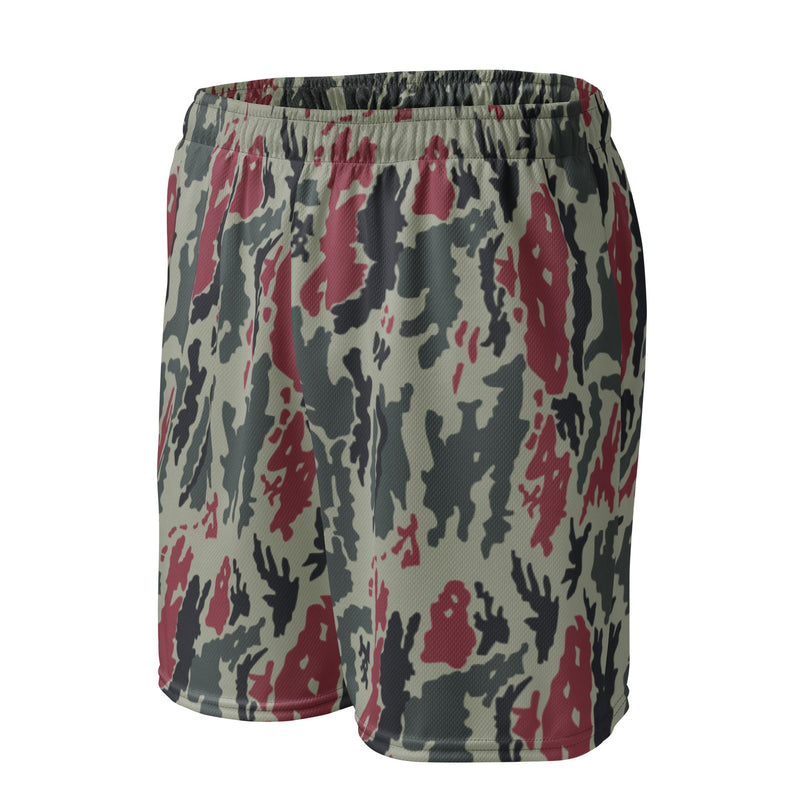 Brushstroke Persian Rose CAMO Unisex Mesh Shorts