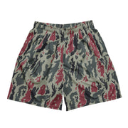 Brushstroke Persian Rose CAMO Unisex Mesh Shorts - 2XS
