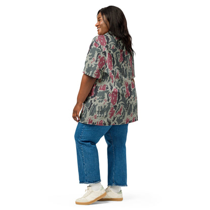 Iranian Island CAMO Unisex Short-Sleeve Button Shirt