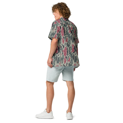 Iranian Island CAMO Unisex Short-Sleeve Button Shirt