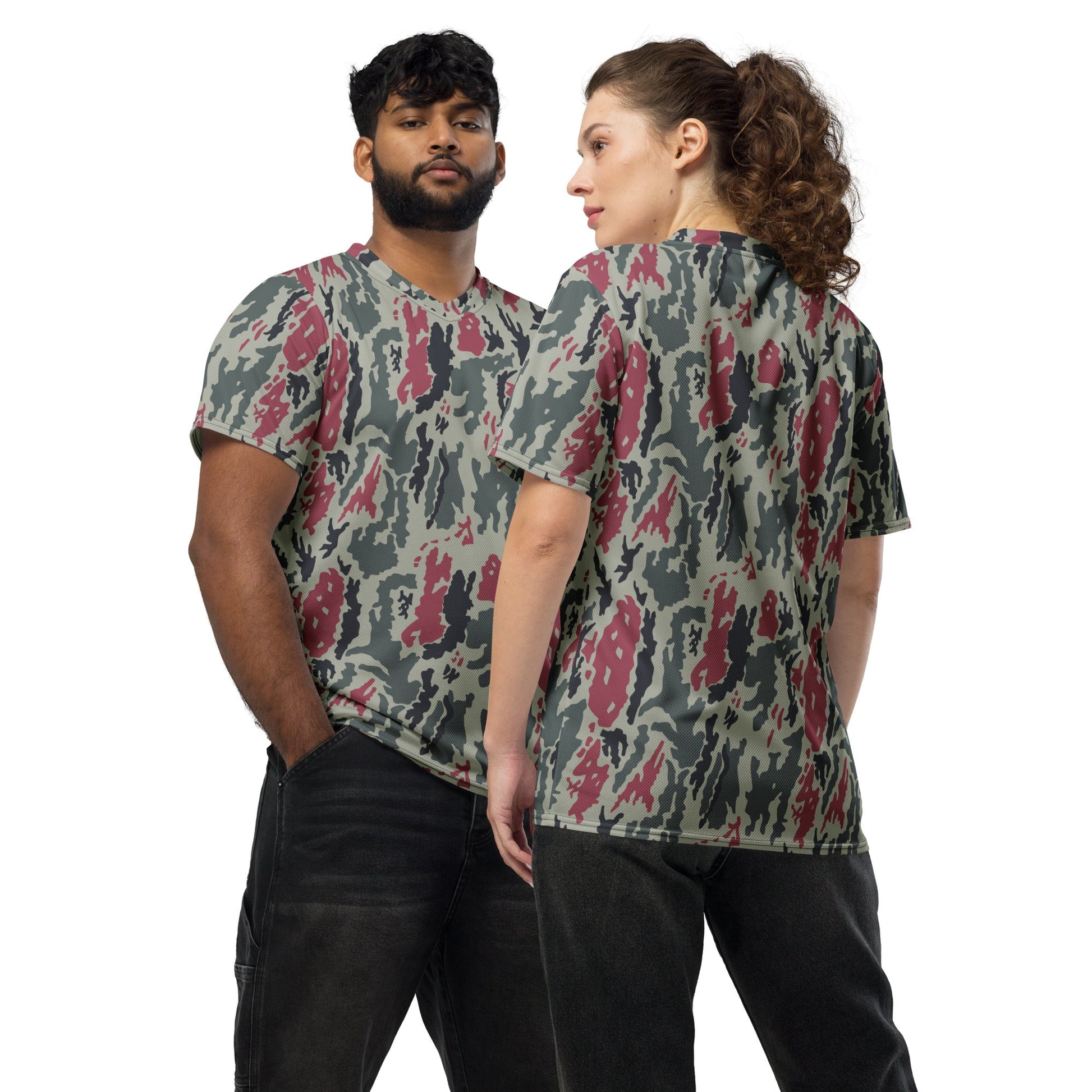 Iranian Island CAMO Unisex Sports Jersey - 2XS