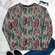 Brushstroke Persian Rose CAMO Unisex Sweatshirt
