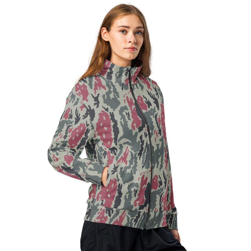 Brushstroke Persian Rose CAMO Unisex Track Jacket