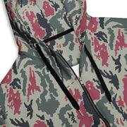Brushstroke Persian Rose CAMO Unisex Zip Hoodie