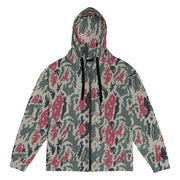 Brushstroke Persian Rose CAMO Unisex Zip Hoodie - 2XS