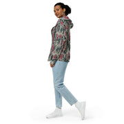 Brushstroke Persian Rose CAMO Unisex Zip Hoodie