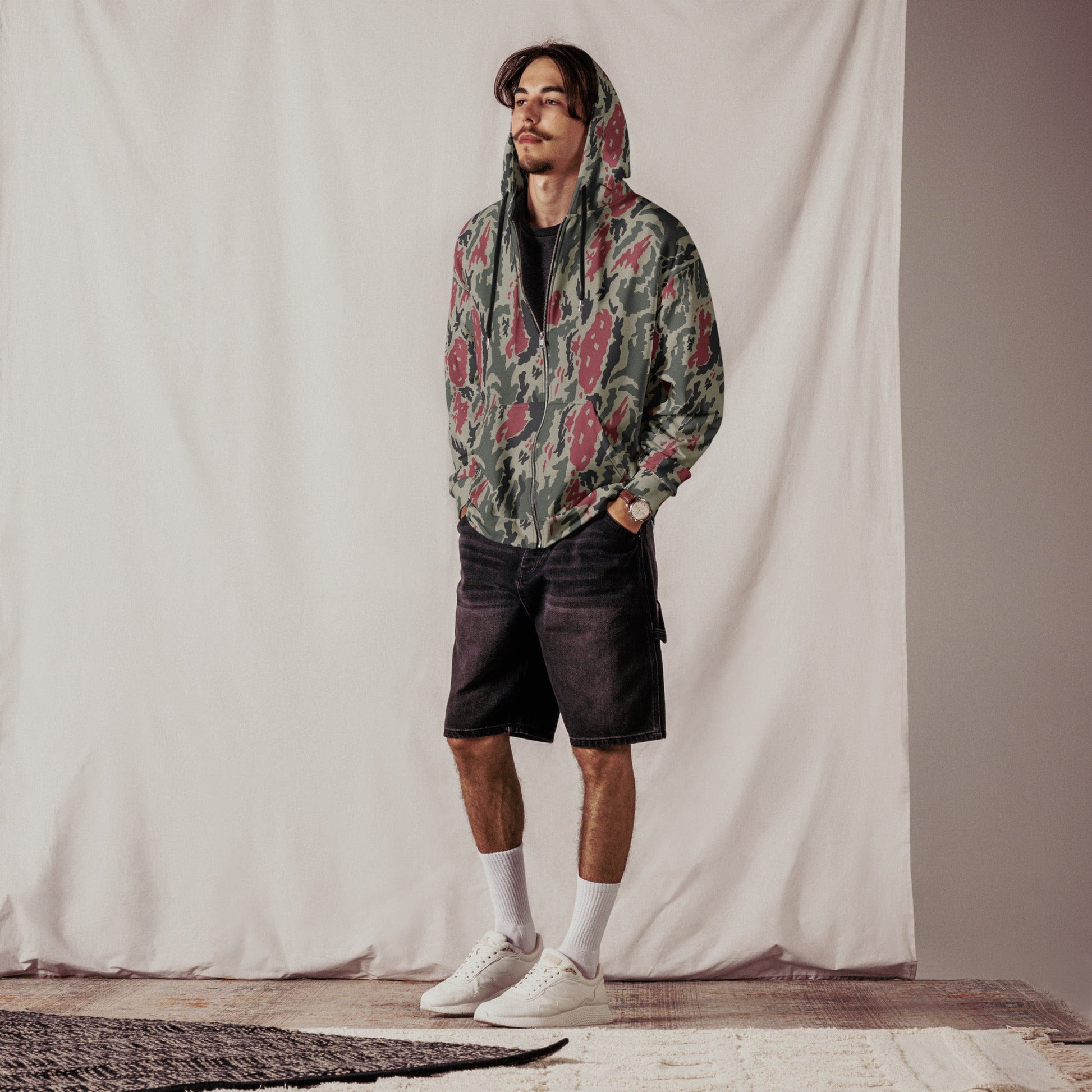 Iranian Island CAMO Unisex Zip Hoodie