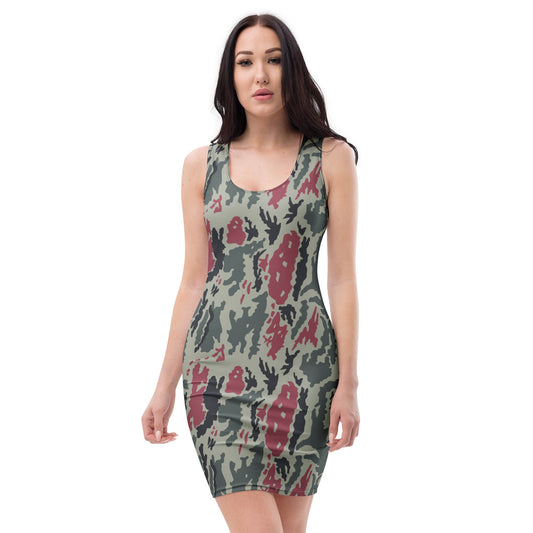 Iranian Island CAMO Womens Bodycon Dress - XS