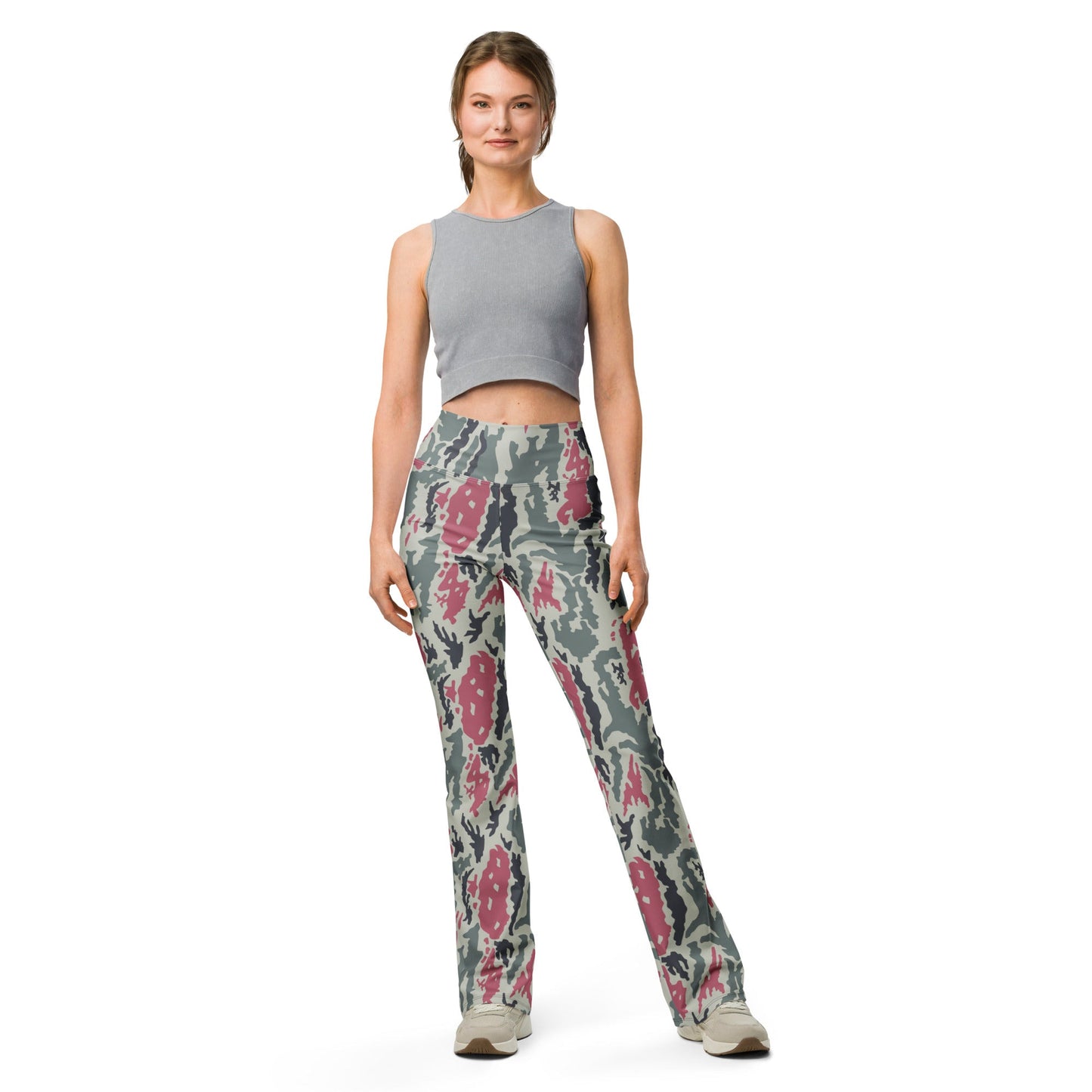 Iranian Island CAMO Womens Flare Leggings - 2XS