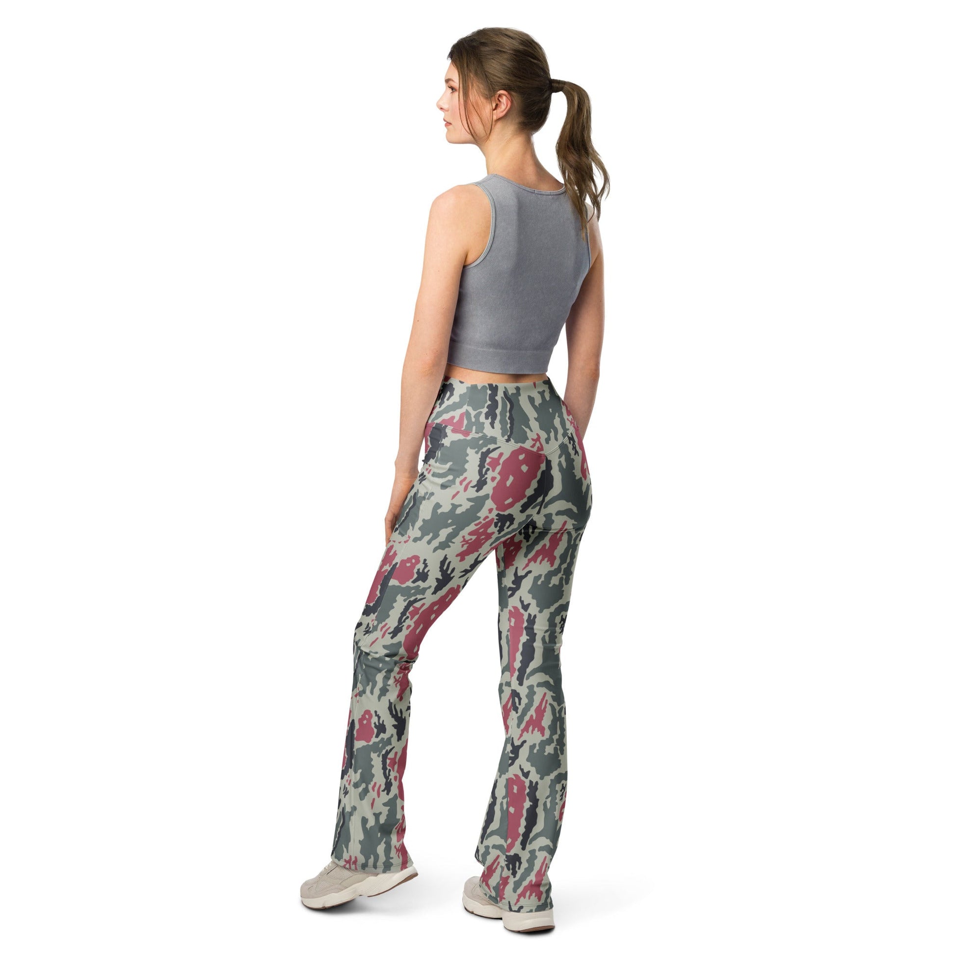Iranian Island CAMO Womens Flare Leggings