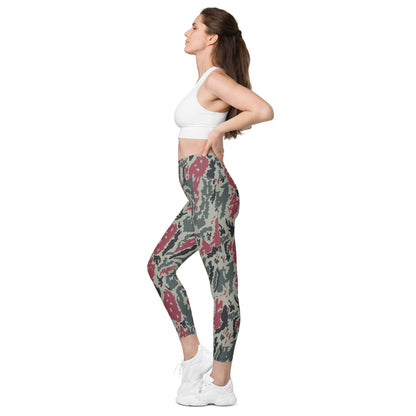 Iranian Island CAMO Womens Leggings with Pockets
