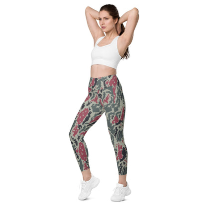 Iranian Island CAMO Womens Leggings with Pockets