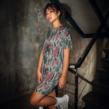 Iranian Island CAMO Womens T-Shirt Dress - 2XS