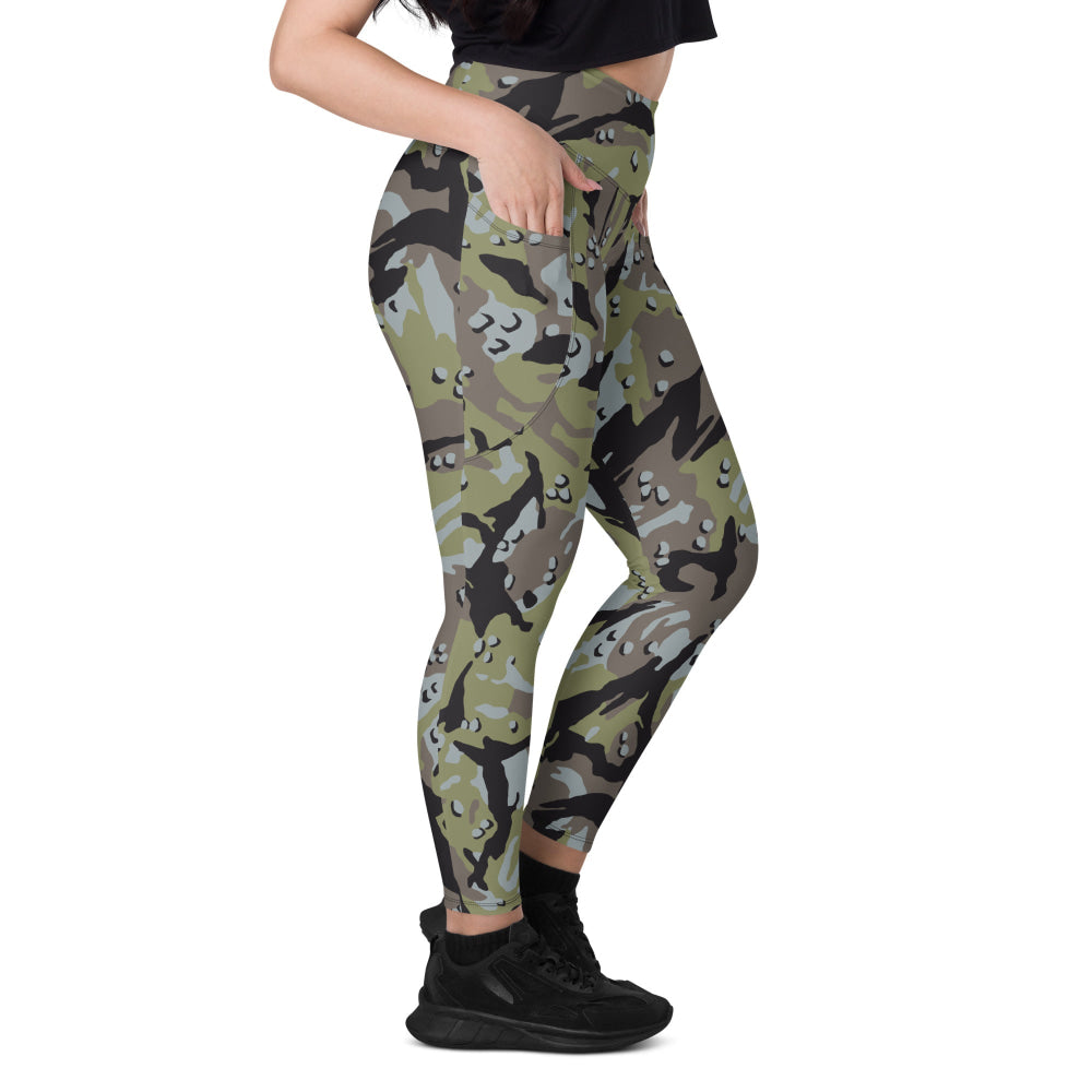 Iranian Naval Infantry CAMO Leggings with pockets - Womens With Pockets