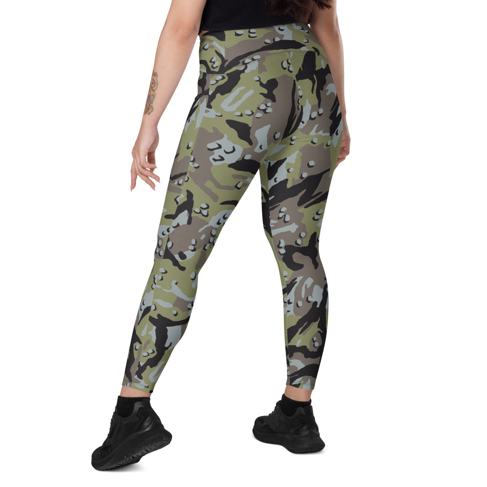 Iranian Naval Infantry CAMO Leggings with pockets - Womens With Pockets