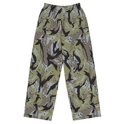 Iranian Naval Infantry CAMO unisex wide-leg pants - 2XS - Unisex Wide-Leg Pants