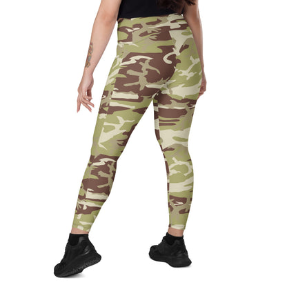 Iraqi 36th Commando Battalion CAMO Leggings with pockets - Womens With Pockets