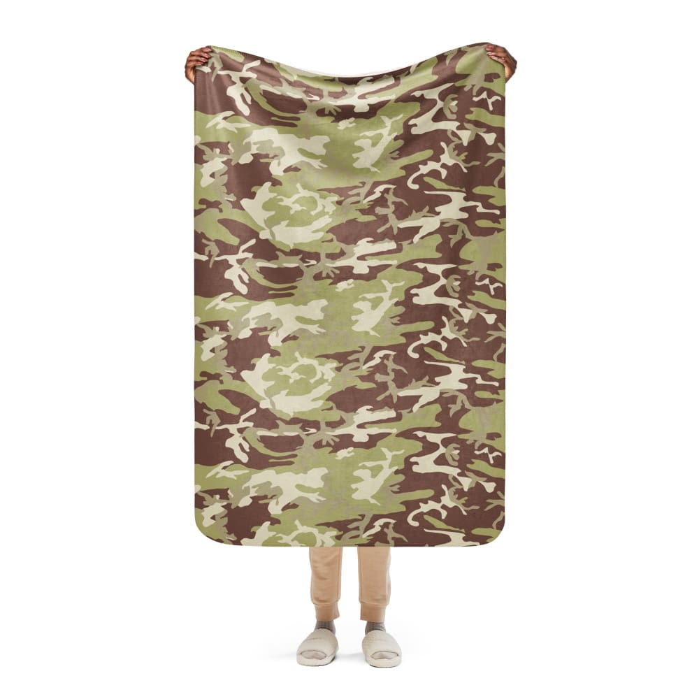 Iraqi 36th Commando Battalion CAMO Sherpa blanket - 37″×57″