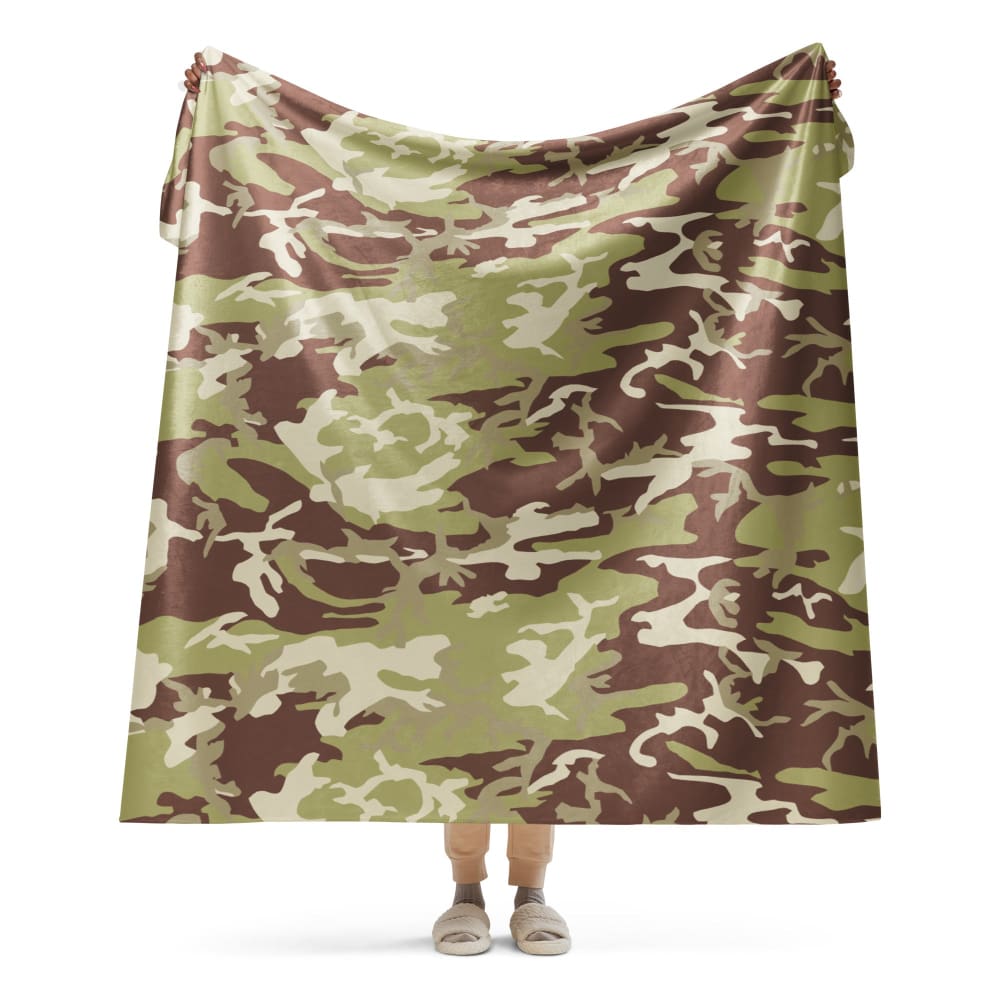 Iraqi 36th Commando Battalion CAMO Sherpa blanket - 60″×80″