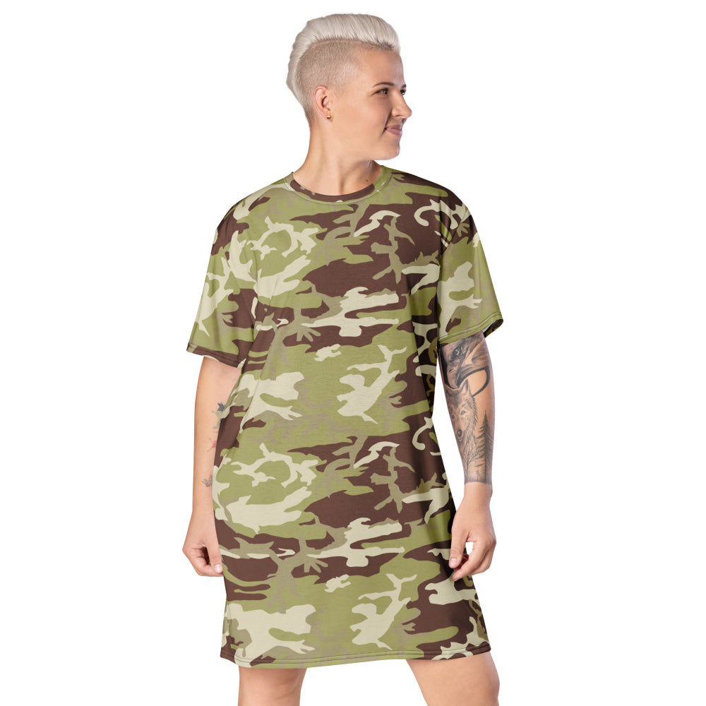 Iraqi 36th Commando Battalion CAMO T-shirt dress - 2XS - Womens T-Shirt Dress